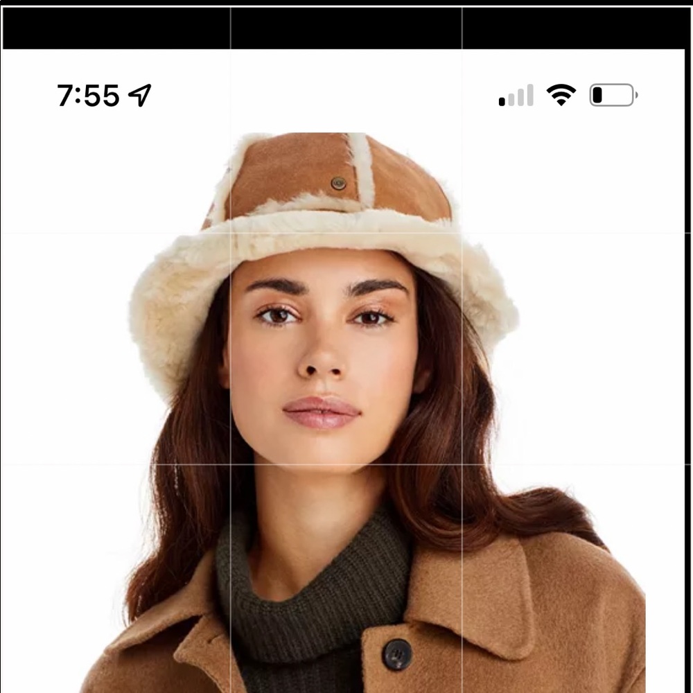 Brand new UGG shearling bucket hat